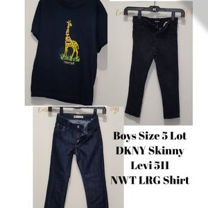 Boys Bundle  DKNY, Levis, NWT LRG